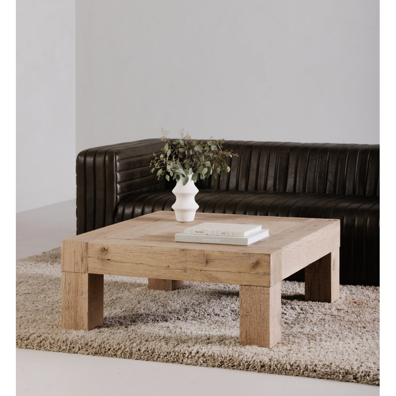 Evander 4 Legs Coffee Table, Natural
