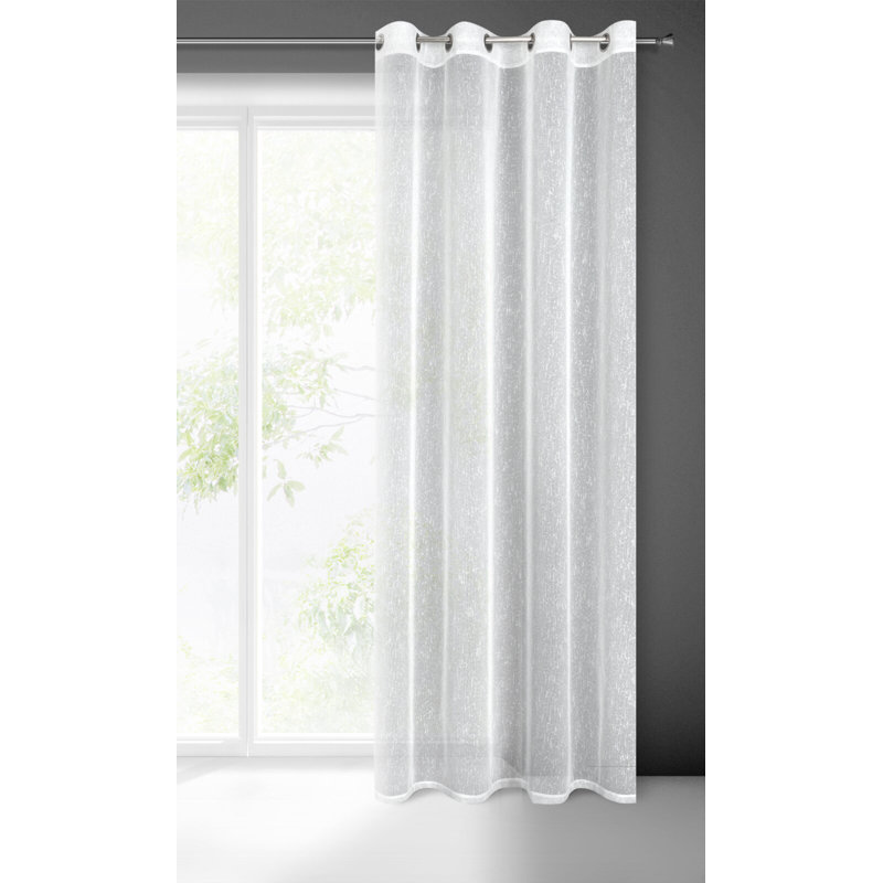 Karavites Sheer Curtain Single Panel, 250cm H x 140cm W
