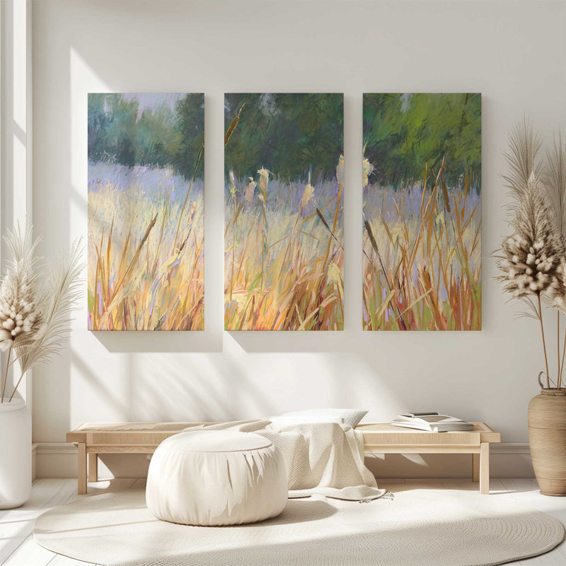 Anches murmurantes | Impression sur toile 3 panneaux, H 36 po x l 54 po