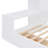 Full Size Wooden Daybed With Three Drawers, And All-In-One Cabinet, Desk And Shelves, White-1675635348-1675635349