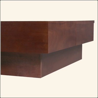 TABLE BASSE DE RANGEMENT EN BOIS D'ACACIA