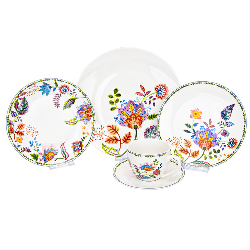 Service de vaisselle Flower Garden pour 4 personnes Flower Garden (20 pièces)