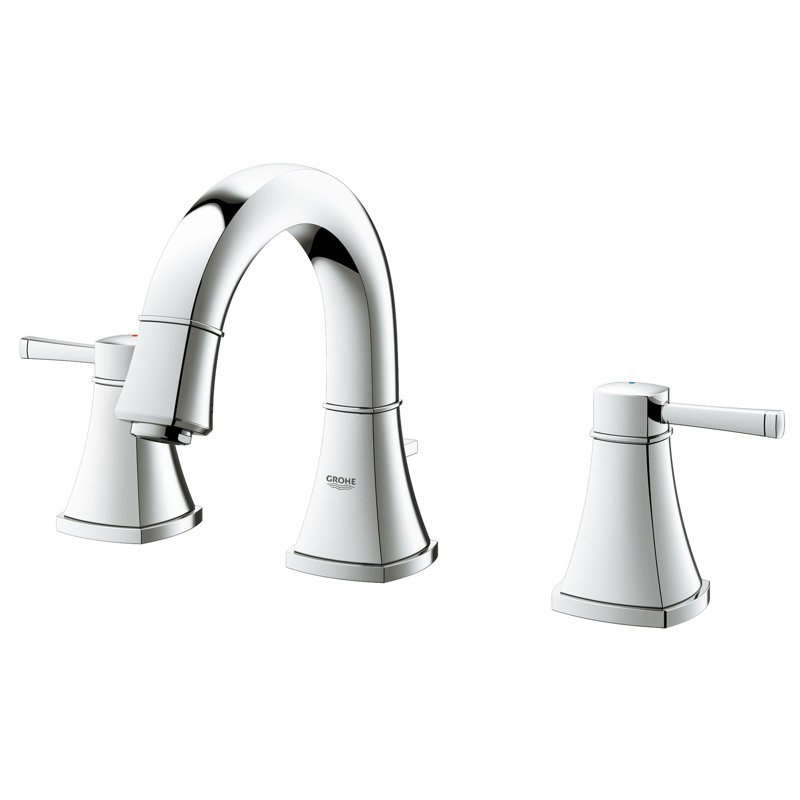 Grandera® Widespread Bathroom Faucet with Drain Assembly