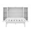Spacious Queen-Size Murphy Bed Comprising Shelving Drawers And A USB Charging Hub-631959882
