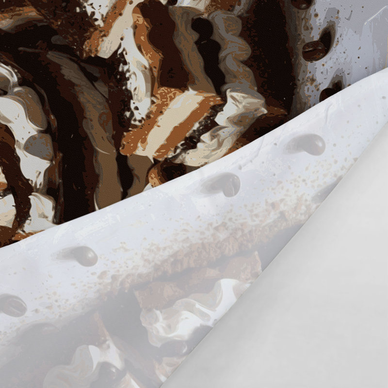 Tapisserie murale Desserts Tiramisu, 68 po x 80 po
