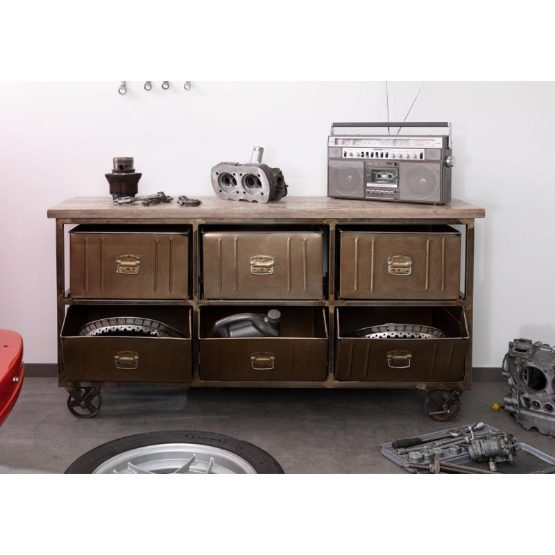 Heavy Industry 150cm Sideboard, Brown