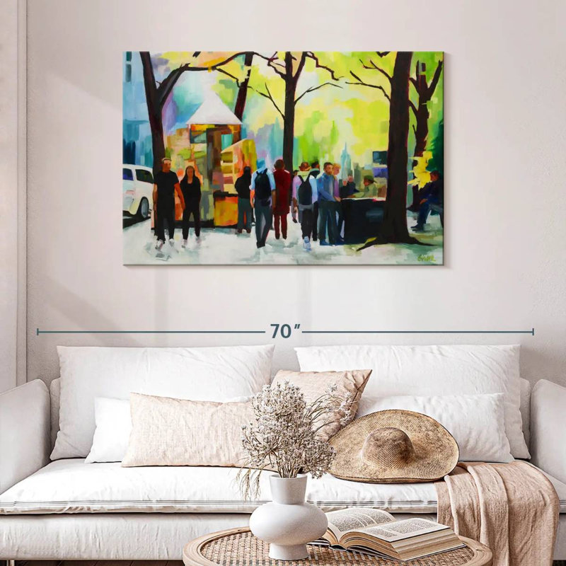 Lilie Sunday In The Park, 30" H x 45" W