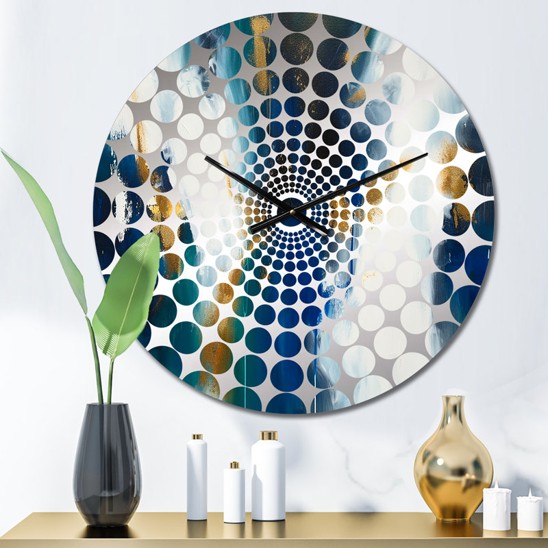 Gricel - Horloge murale peinture abstraite, Petit
