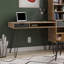 Veney Metal Base Writing Desk-1254433555