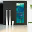 Reedy Blue III - impression sans cadre sur verre