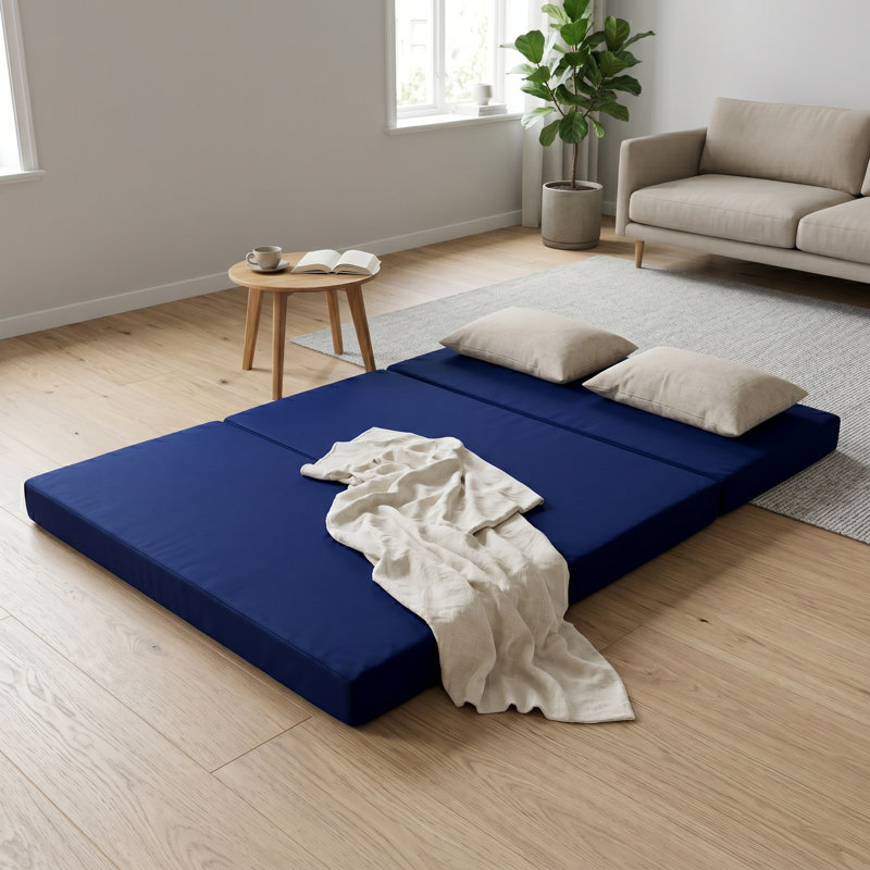 Dull UK Small Double - DE 120 X 190 Cm Symple Stuff Foam Mattress, Blue