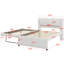Lit plateforme tapissier avec lit gigogne-1461567766