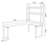 Light-walnut L-Shaped Solid Wood desk-109542603-109542607