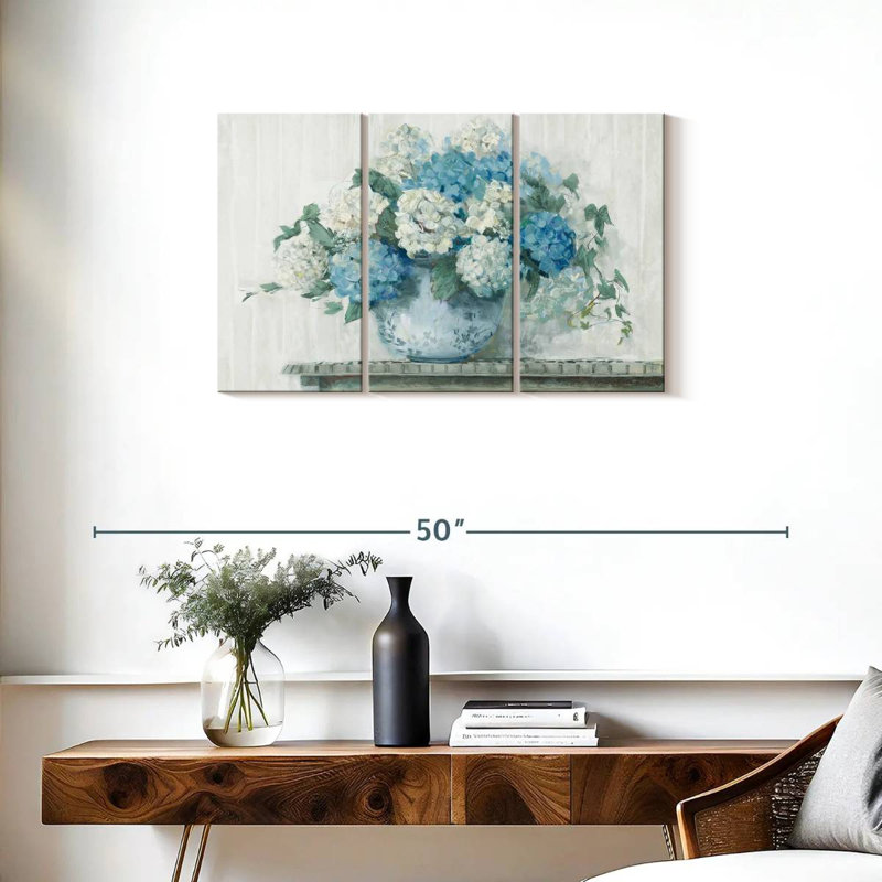 Hortensia bleu Harnek, H 20 po x l 33 po