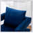 Tissu bleu sélectionné
