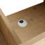 Portes à fermeture en douceur et support de rangement ouvert, meuble-lavabo autoportant de 48 pouces (meuble-lavabo seulement, excluant l'évier)