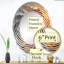 Miroir mural Infernal Infflection Spiral, Abstract Spirals-95187035