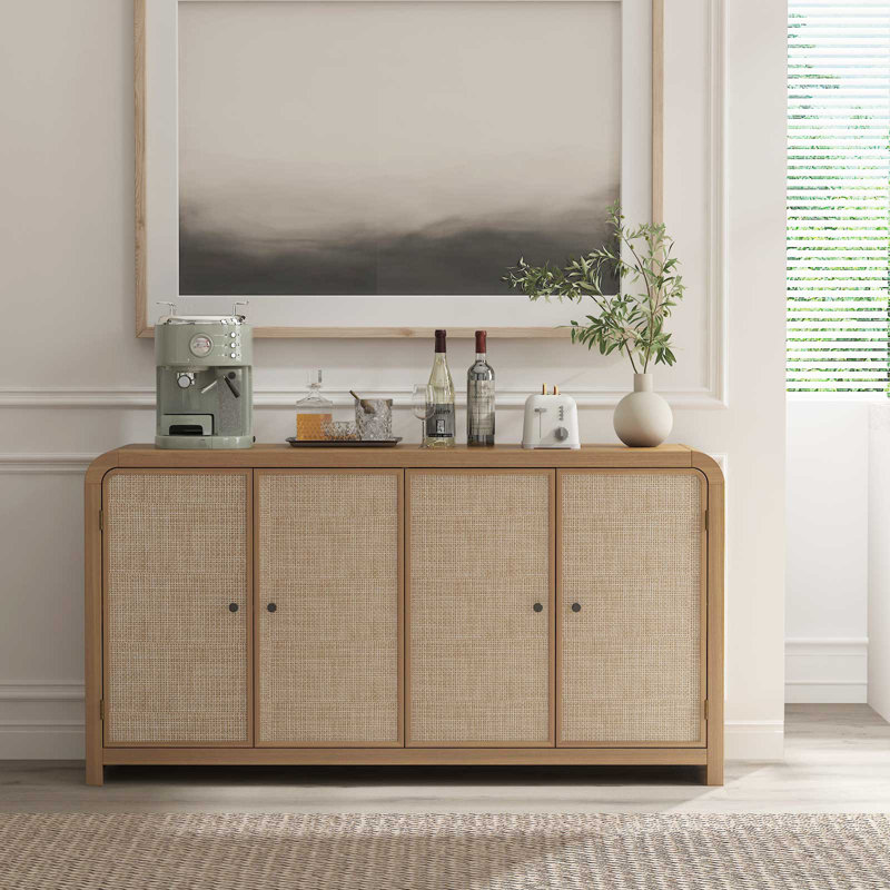 Buffet et commode Boho Cevat, Jaune