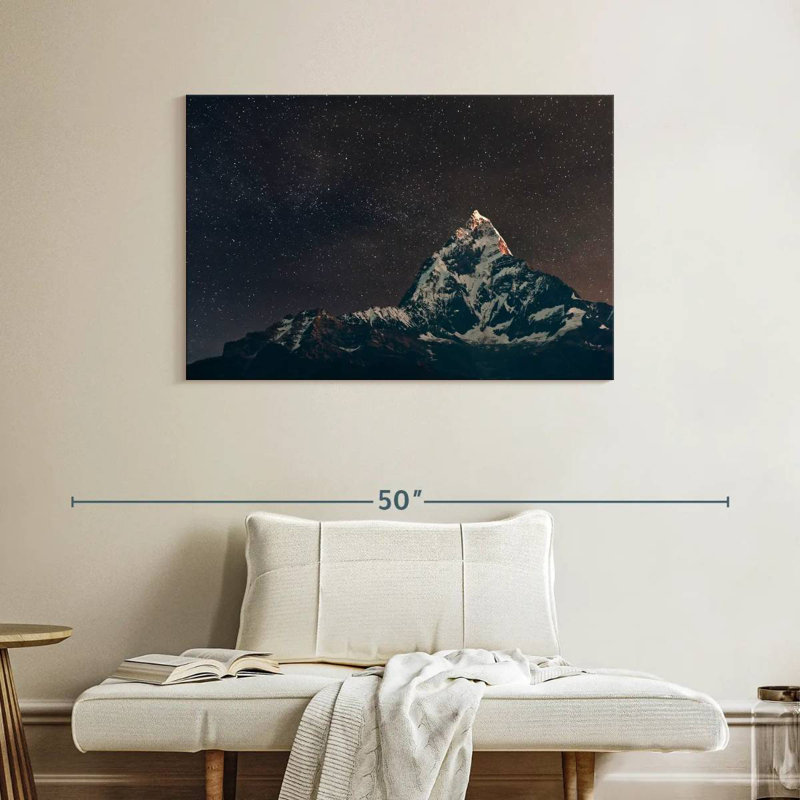 Alvord Himalayas At Night, 26" H x 39" W