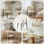 Chaises de salle à manger rembourrées Blondelle-219693016