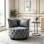 Chaise d'appoint contemporaine rembourrée et capitonnée-156031266