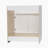 36" White Kitchen Sink Base Cabinet