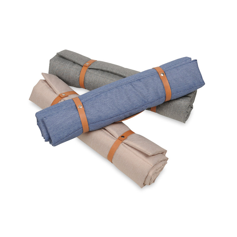 Tremaine Oxford Denim Imitation Pet Bed, Beige