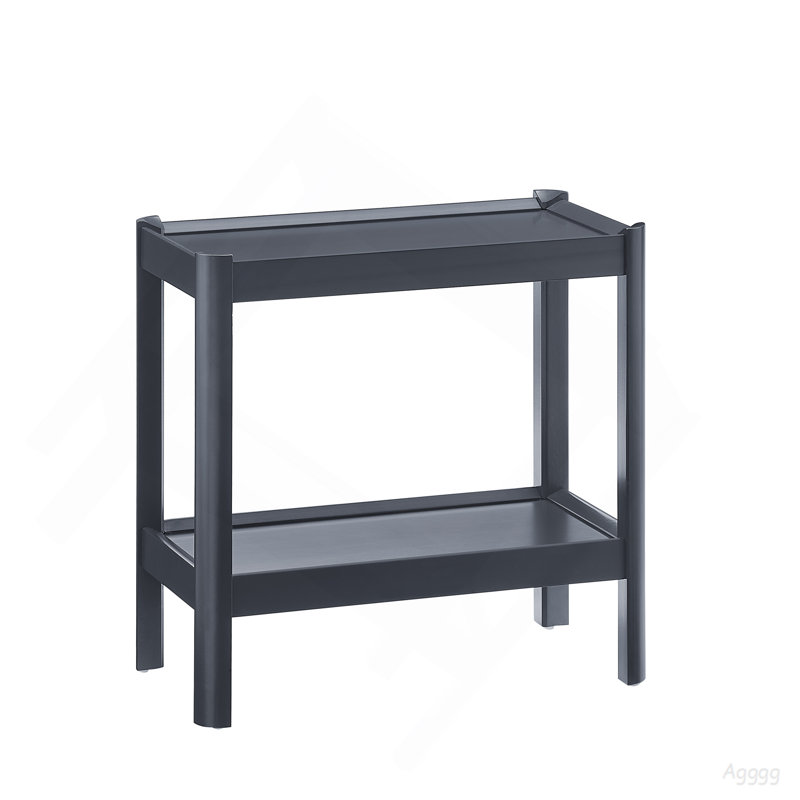 Yonda Matte Black Accent Table