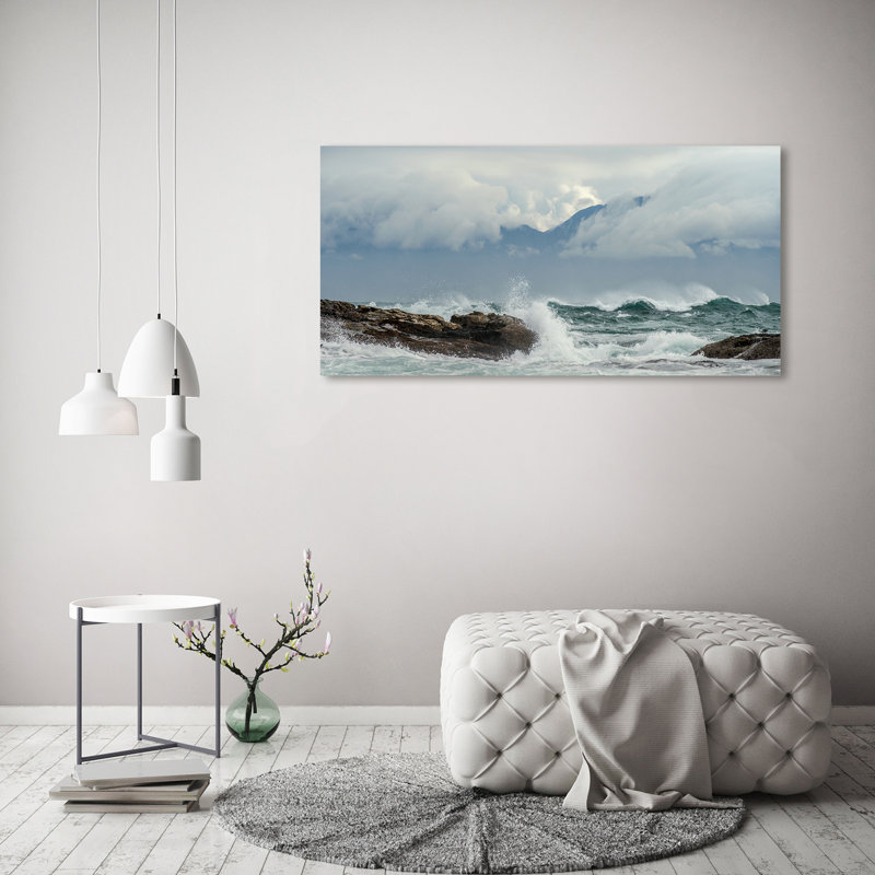 Rough Sea - Wrapped Canvas Print