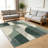 Sage Geo Block carpet-easy to clean, machine-washable, soft and comfortable; suitable for door mats, kitchens, living rooms, bedrooms, corridors, and laundry areas. Easy to clean, durable carpet for home decoration.-1198031212