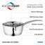 Casserole avec casserole en acier inoxydable Küchenprofi-24477692
