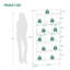Bookshelf, bookcase, with 6 compartments, storage shelf, freestanding shelf, for living room, office, bedroom, 24 x 80 x 170 cm -1735327950