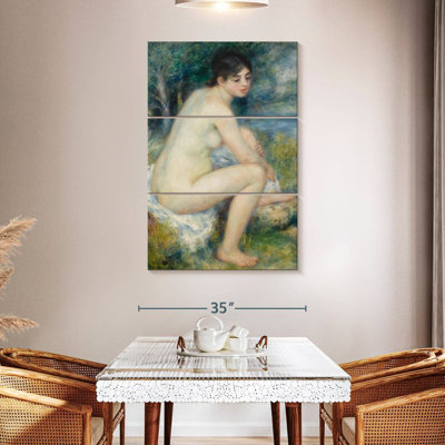 Femme nue dans un paysage