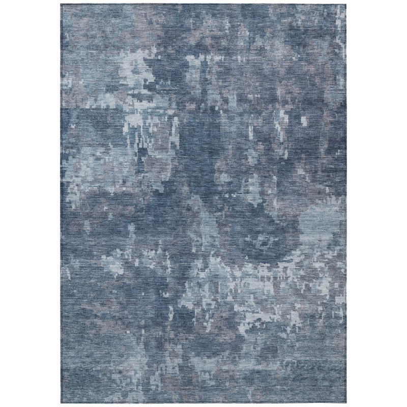 Machine Washable Indoor/Outdoor Francky ACN2361 Casual Rug, Rectangle 2'6" x 3'10"