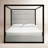 Langley Tufted Canopy Bed-93720028-104066443