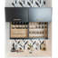 Amari 12x19 Chevron Polished Marble & Aluminum Inlay Mosaic Tile-995789257
