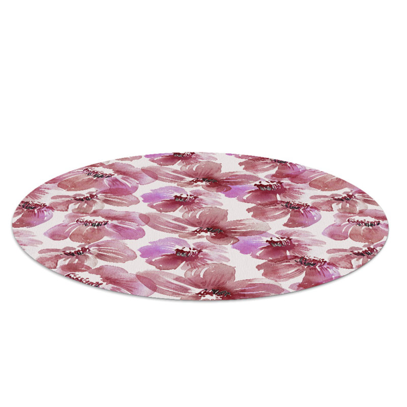 Rennan Hard Floor Straight Round Chair Mat