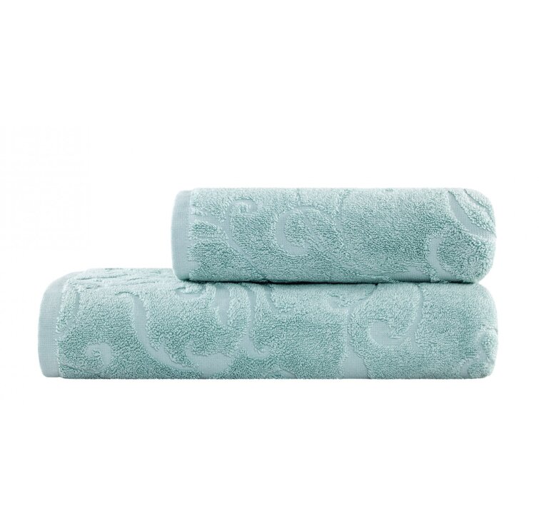 Mims 6 Piece 100% Cotton Towel Set Wrought Studio Color: Aqua