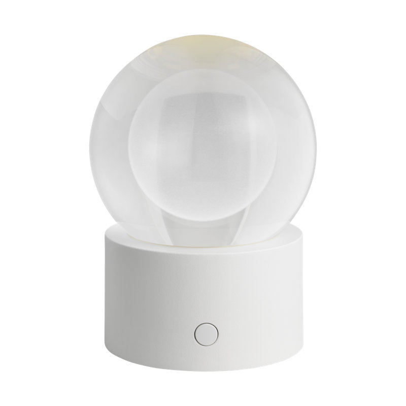 Mina Accent Rechargeable Table Lamp, Matte White