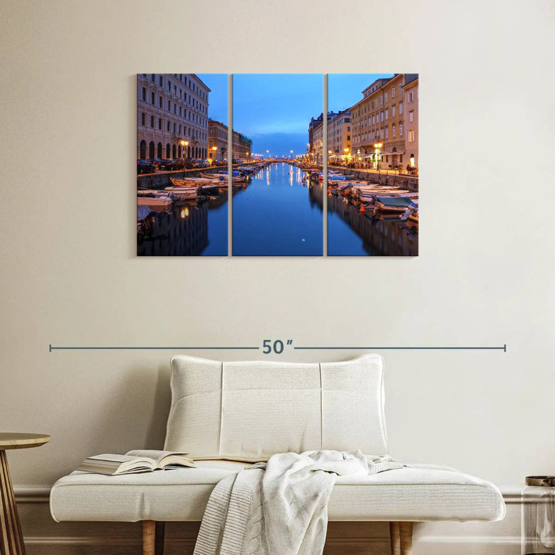 Sebbie Trieste, canal de l'Italie, H 24 po x l 38 po