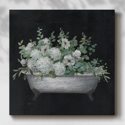 " Bathtub Floral I "