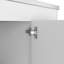 Armoire de base avec évier supérieur en acier inoxydable, trois tiroirs et deux portes pour le rangement intérieur Ferretti-67509477