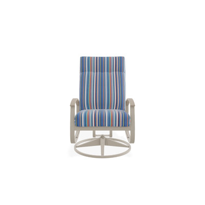 Chaise de patio pivotante avec coussins Askar
