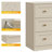 Yokota Wood 3 Drawer Dresser-2083840444