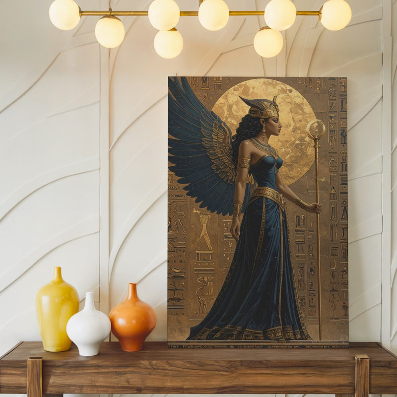 «Wall Art Canvas Voici la description du produit et optimisation du Seo pour votre déesse égyptienne», H 11 po x l 14 po