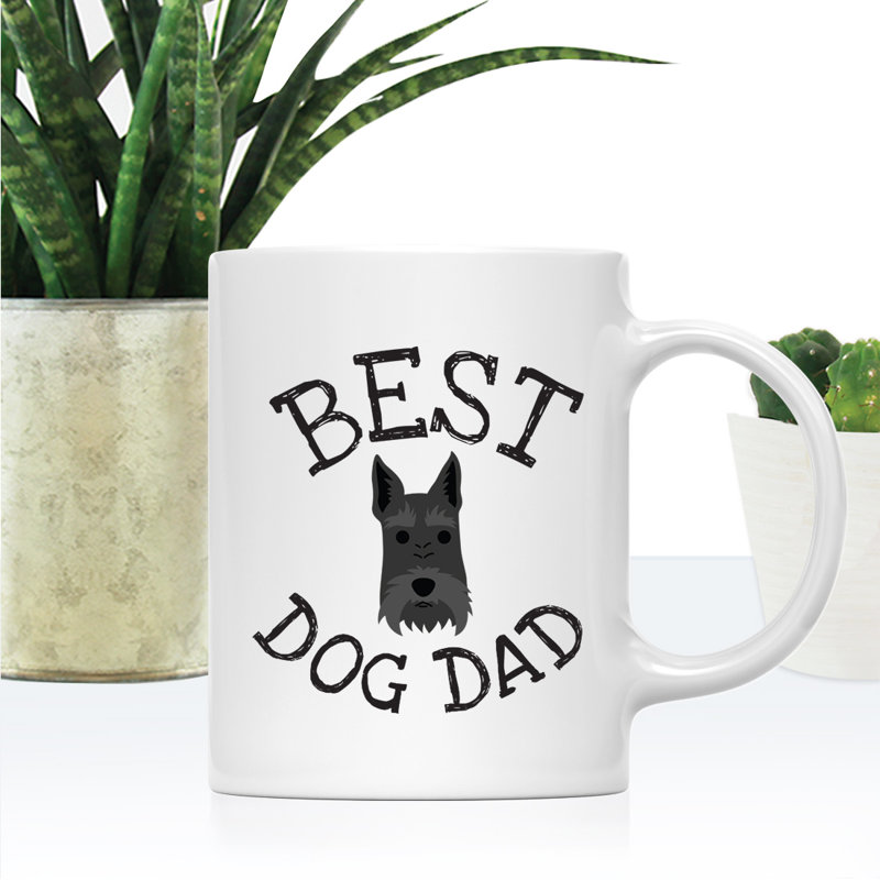 Tasse à café Best Dog Dad, Terrier écossais
