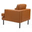 Fauteuil en cuir végétalien-553122530