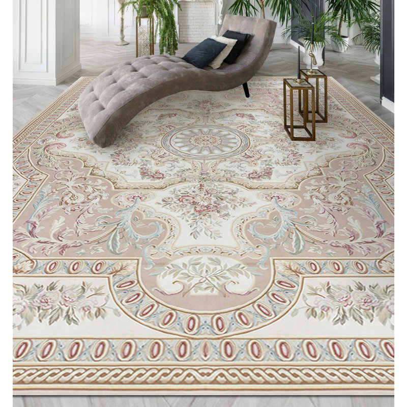 Aubusson Renaissance Wool Oriental Area Rug