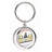 Personalized Bank Teller - Female Small Spinning Key Chain-106754724