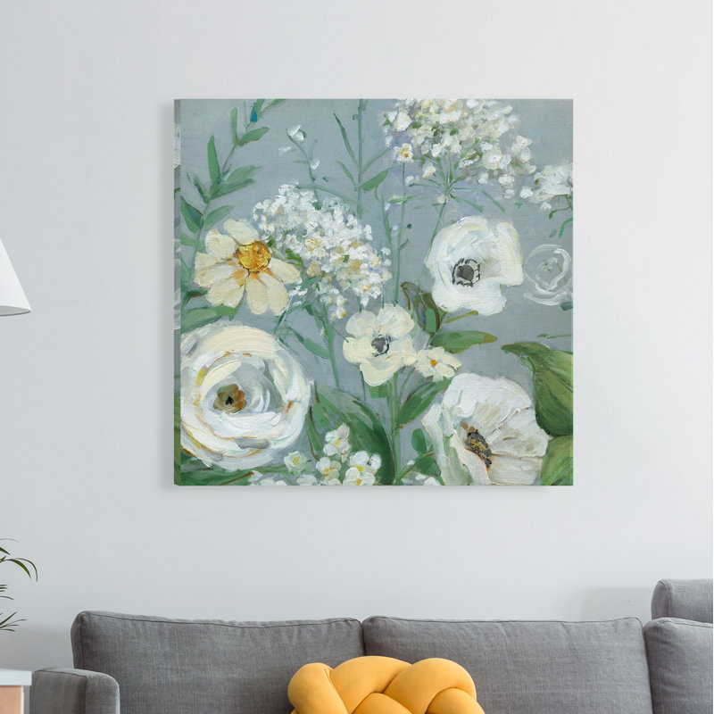 « réflexions edge »-reproduction de peinture sur toile tendue, H 32 po x l 32 po x P 1,5 po